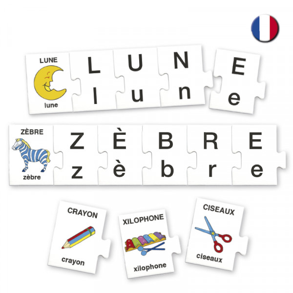 Busca las letras en francés